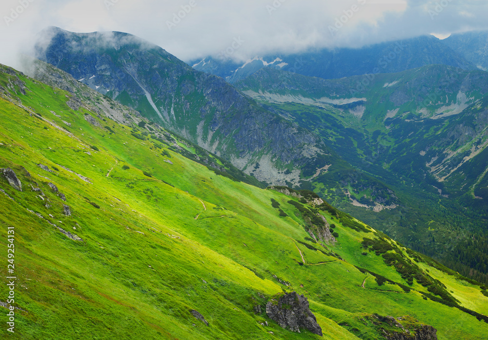 Fototapeta premium Mountains panorama