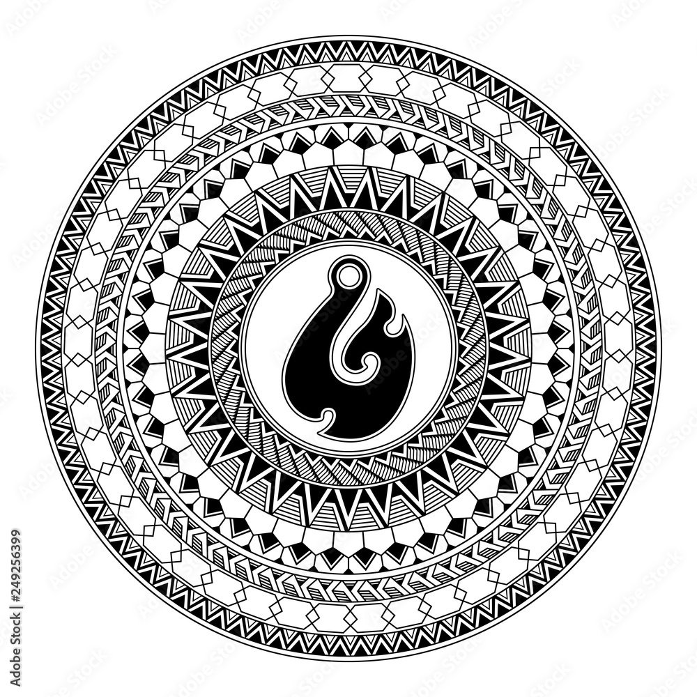 Maori Symbols Fish Hook