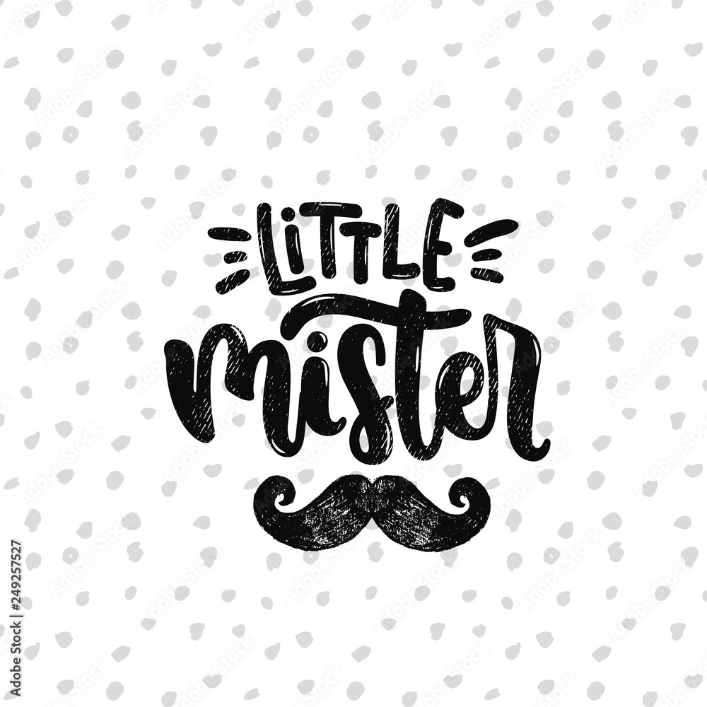 little mister poster for kids room