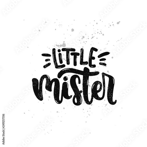 little mister poster for kids room