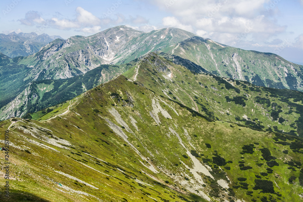 Fototapeta premium Piękny górski krajobraz, Tatry, Polska