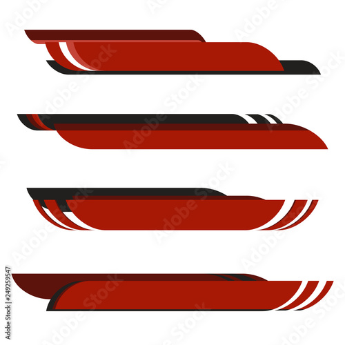 Set Modern Banner of Lower third