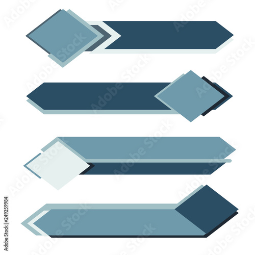 Set Modern Banner of Lower third