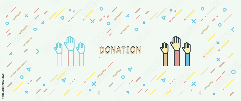 DONATION ICON CONCEPT