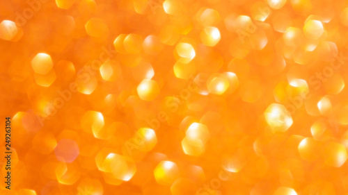 Orange bokeh for a background.