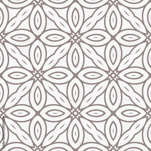 Geometric Pattern. Seamless Texture Grey Color Background. Vector illustration