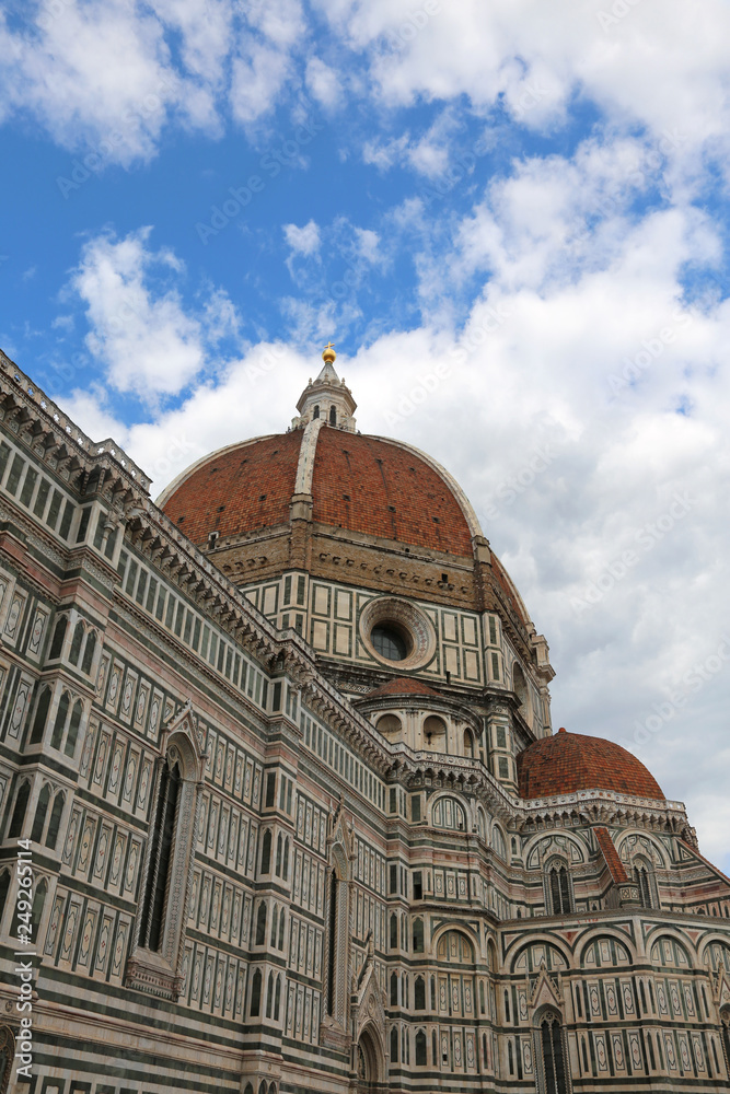 dome of the Cathedral designed by the architect Brunelleschi and