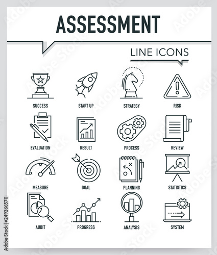 ASSESSMENT LINE ICONS