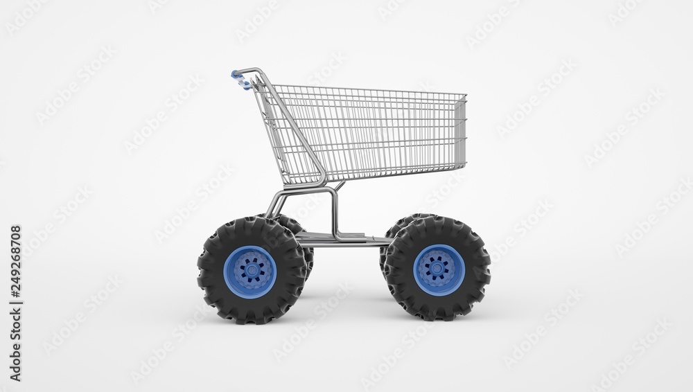 Off road shopping cart Off road shopping cart