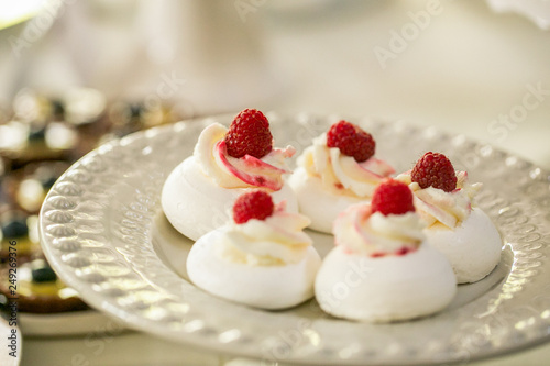 Delicious wedding reception candy bar dessert table