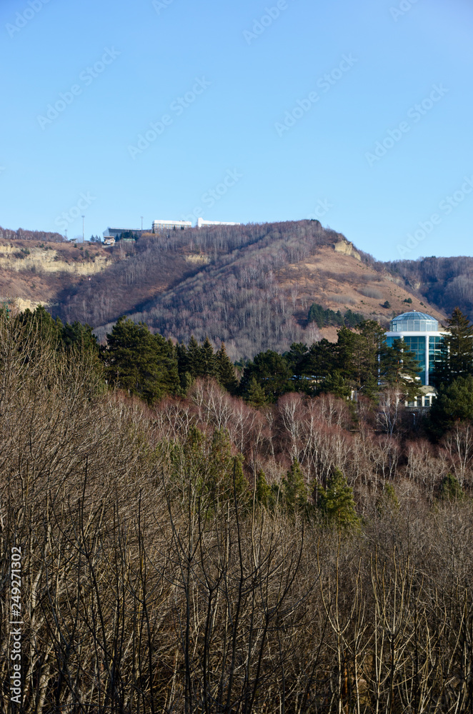 Obraz premium beautiful winter mountain landscape