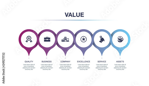 VALUE INFOGRAPHIC CONCEPT