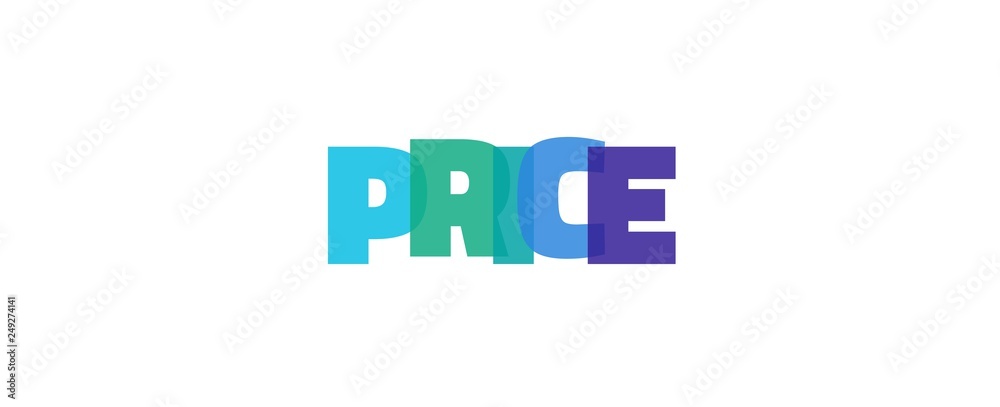 Price word concept Price word concept
