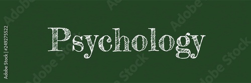Psychology word concept