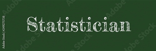 Fotografija Statistician word concept