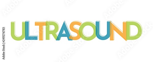 Ultrasound word concept