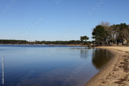 lac de cazaux et Sanguinet sur le littoral atlantique