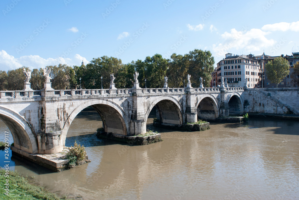 St. Angelo Bridge in Rome