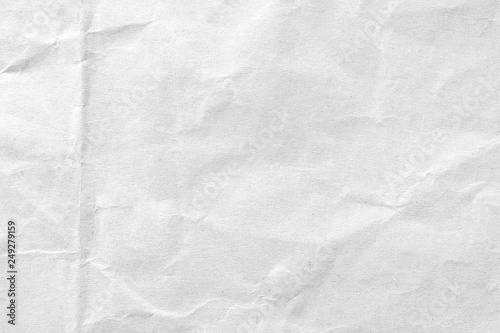 White crumpled paper texture background. Close-up. © Lifestyle Graphic