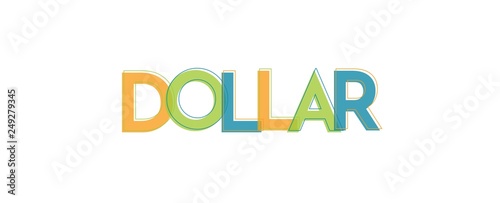 Dollar word concept