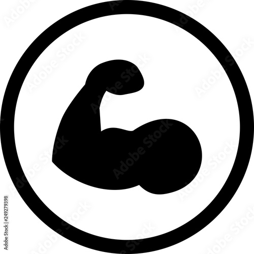 Vector Body Building Icon
