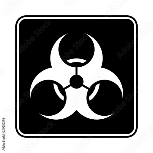 Biohazard Square Symbol