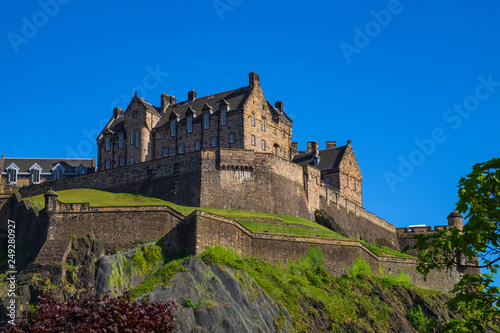 Die Burg von Edinburgh/Schottland