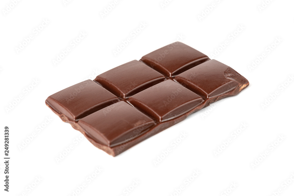Chocolate bar isolated on white background. Chocolate bar isolated on white background.