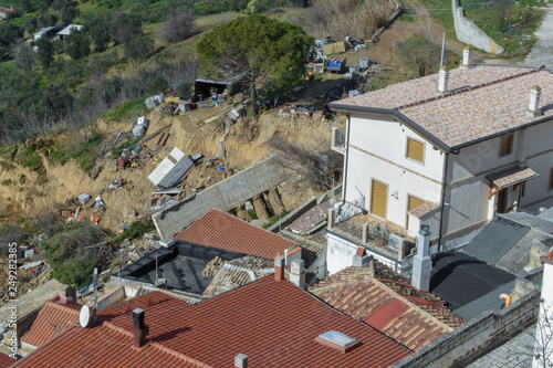 Pomarico (Matera) - Movimento franoso del 29 gennaio 2019 - Frana photo