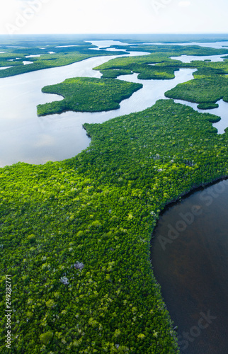 Aerial view, Everglades Natuional Park, FLORIDA, USA, AMERICA