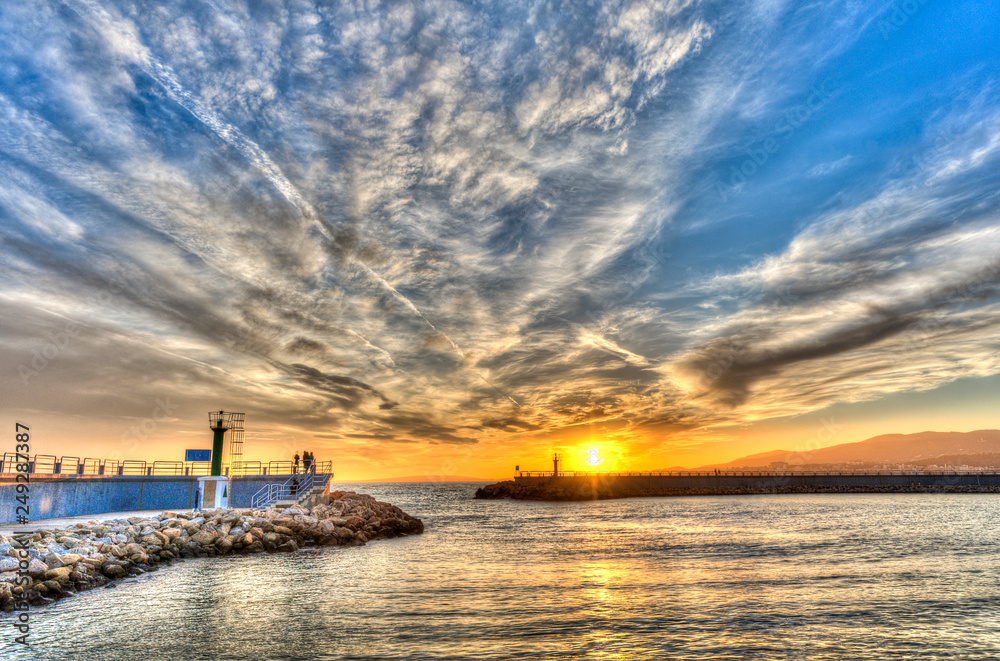 Fototapeta premium Coastal village 