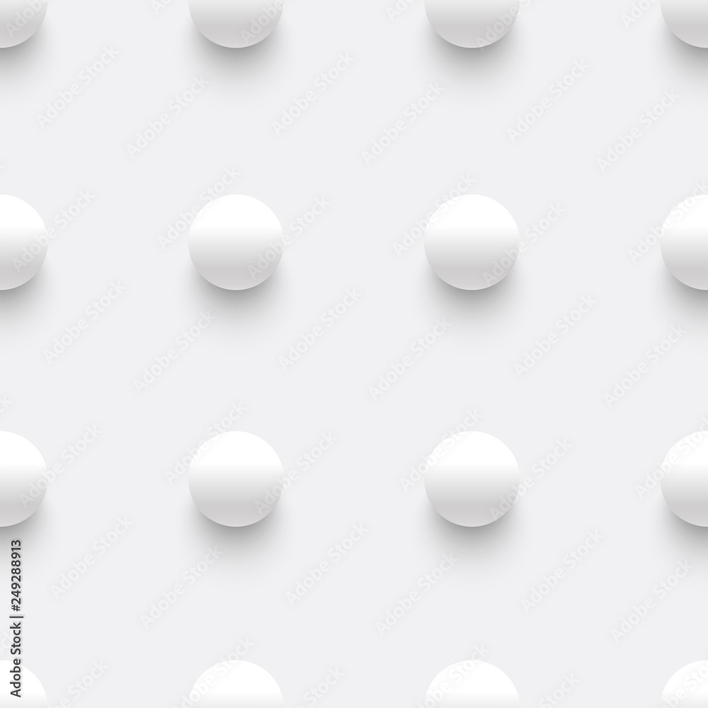 Abstract realistic spheres background, vector illustration Abstract realistic spheres background, vector illustration