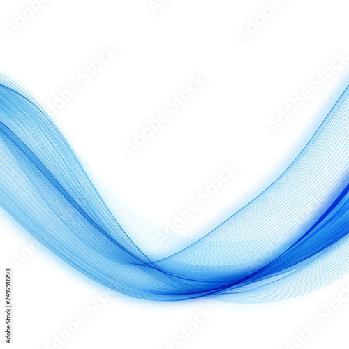 Vector awesome abstract blue backgrounds Blue line wavy