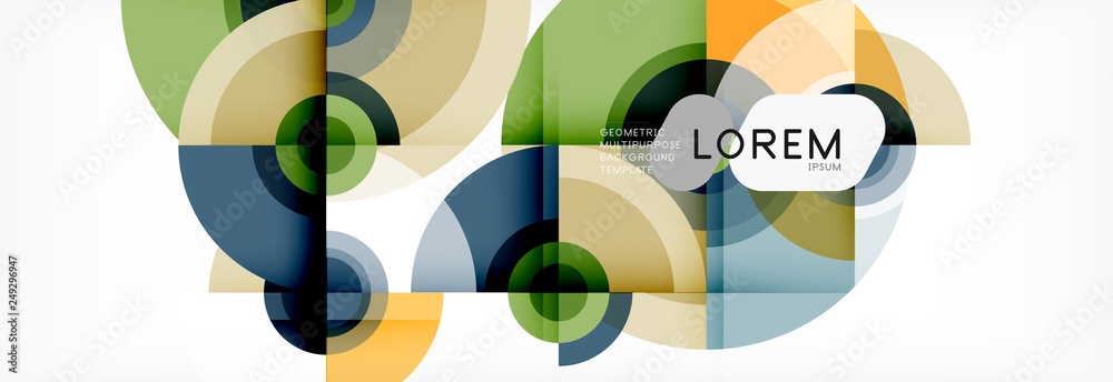 Modern circle background Modern circle background