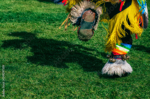 Powwow shadow dancer