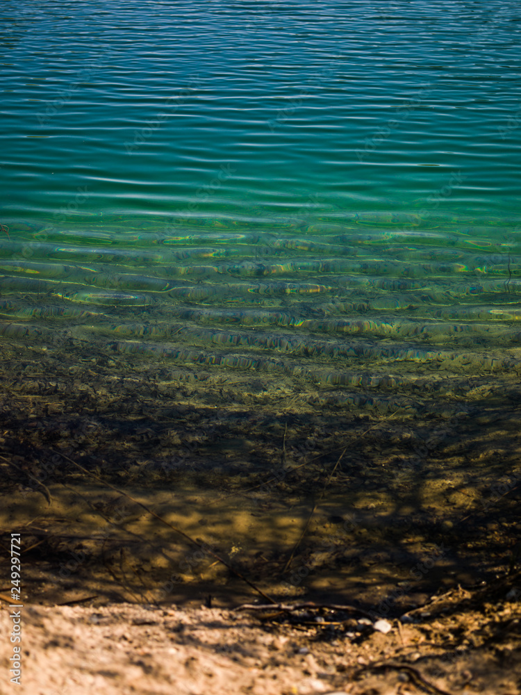 Fototapeta premium green water background