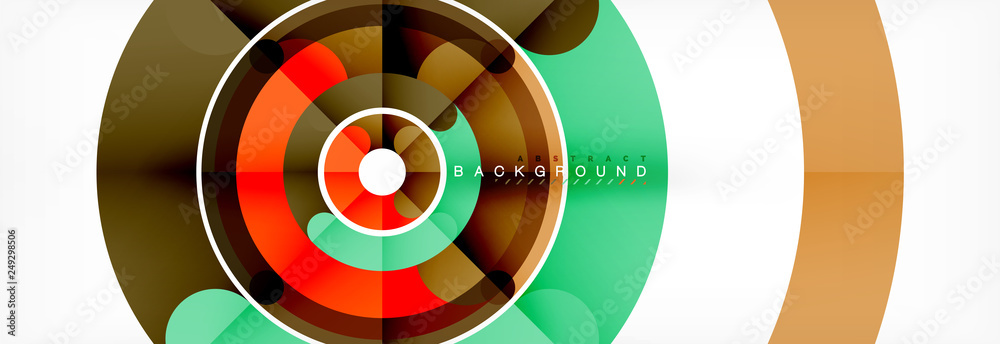 Line design circles abstract background Line design circles abstract background