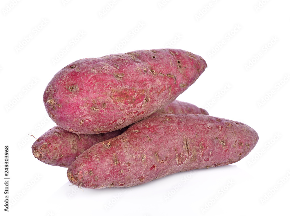 Sweet potato isolated on white background Sweet potato isolated on white background