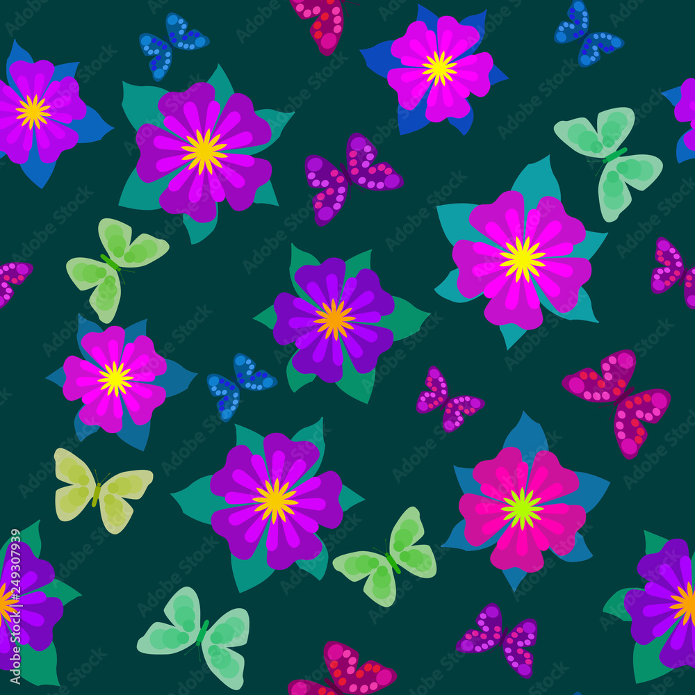 Seamless floral pattern Seamless floral pattern