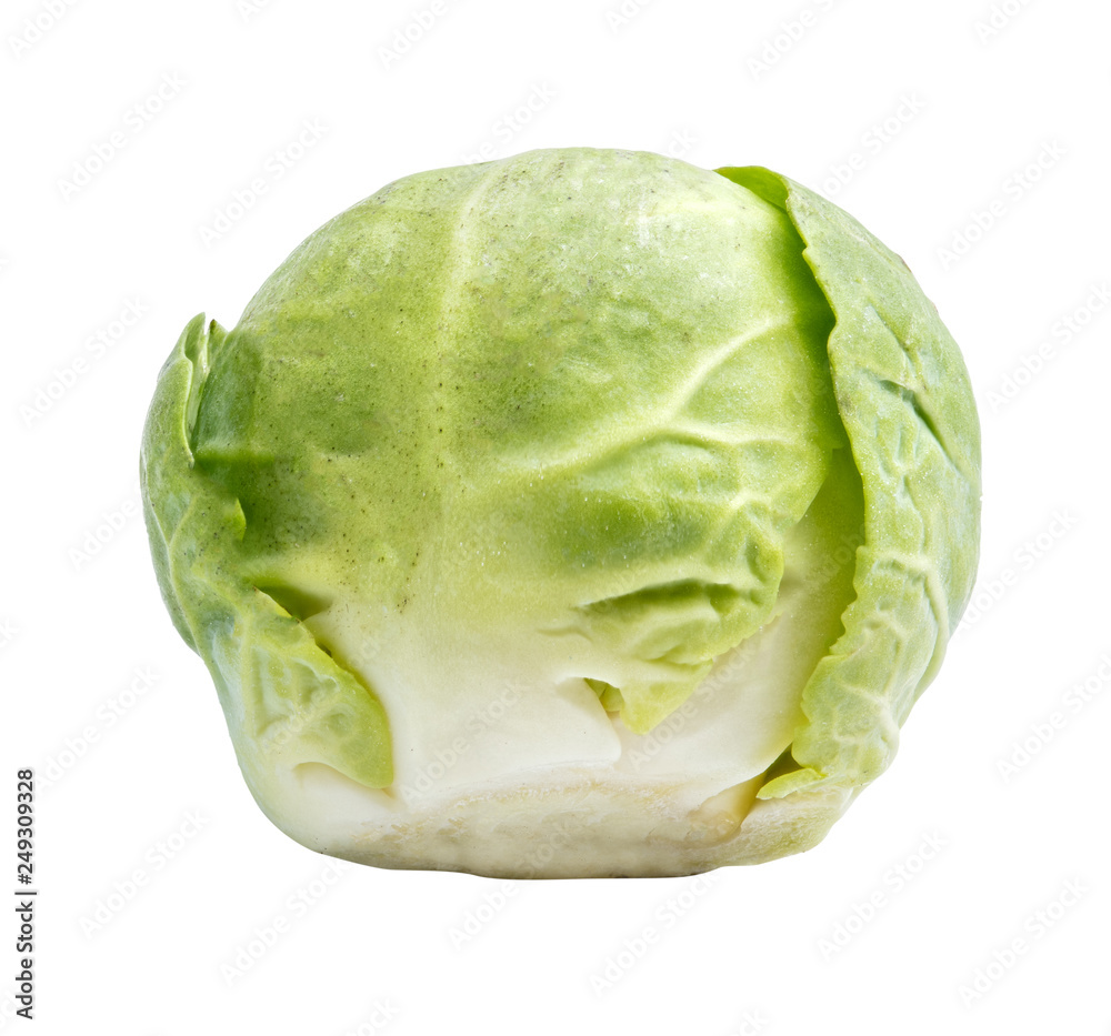 Fototapeta premium Brussels sprouts isolated on white background