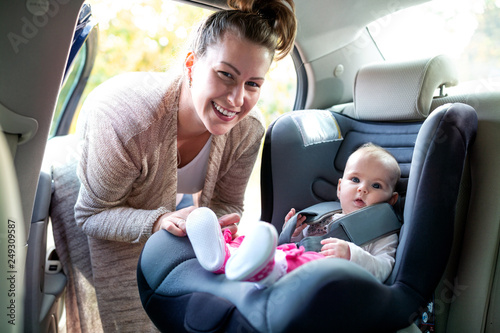 - Carrying your baby around in infant car seat