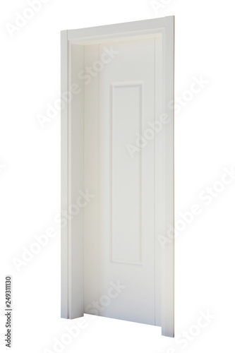 Fototapeta Naklejka Na Ścianę i Meble -  Modern wooden interior door