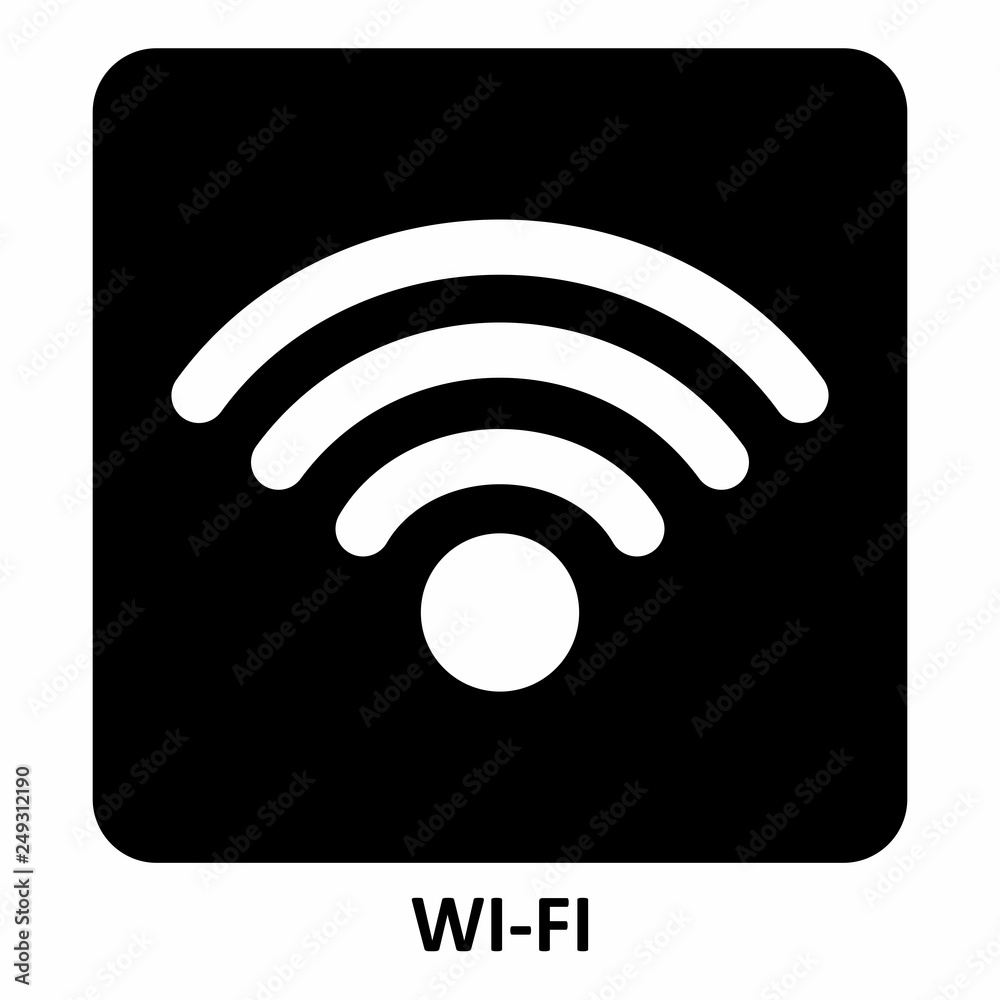 Wi-Fi symbol illustration Wi-Fi symbol illustration