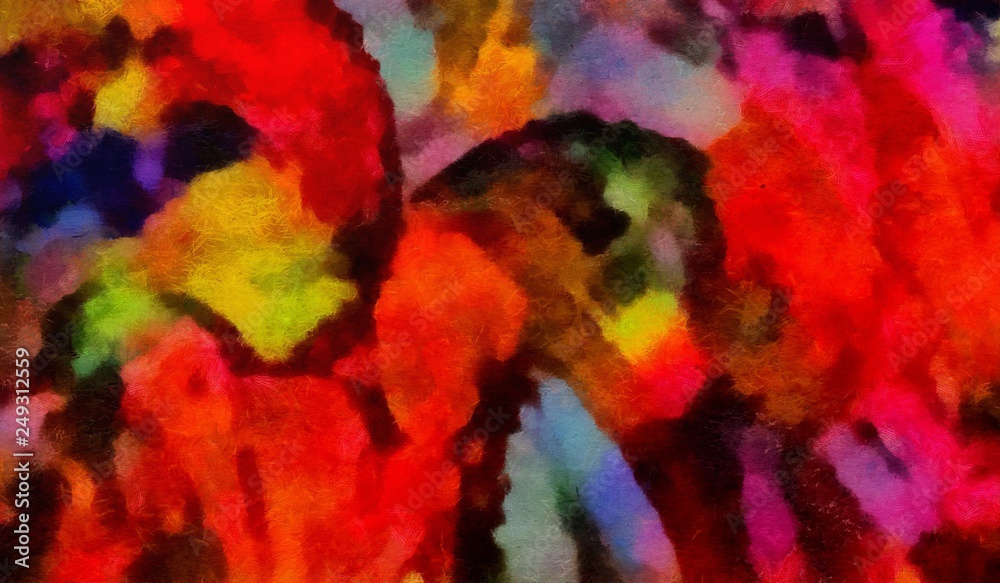 Colorful scratched grunge texture. Dry oil strokes background. Design pattern. Colorful scratched grunge texture. Dry oil strokes background. Design pattern.