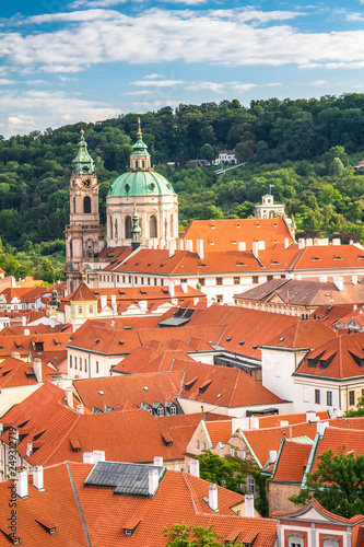Wallpaper Mural Skyline view on Lesser Town in Prague, Czech Republic, Europe. Torontodigital.ca