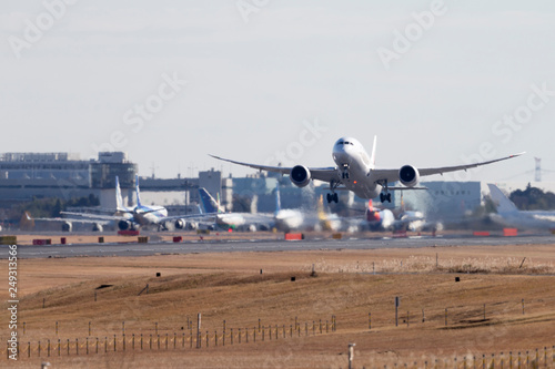 Fototapeta 成田空港からの離陸#4