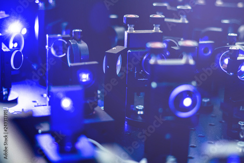 blue and violet laser modern research technology b