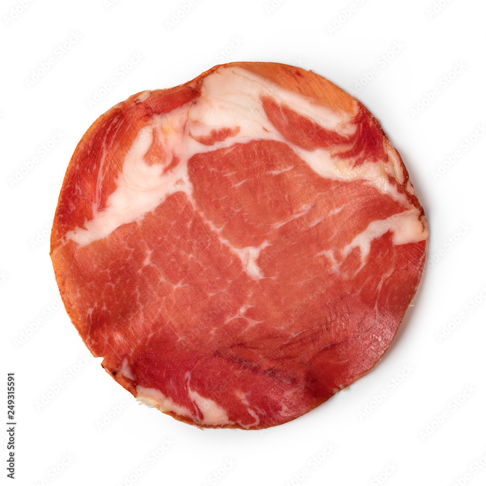 Sliced prosciutto Sliced prosciutto
