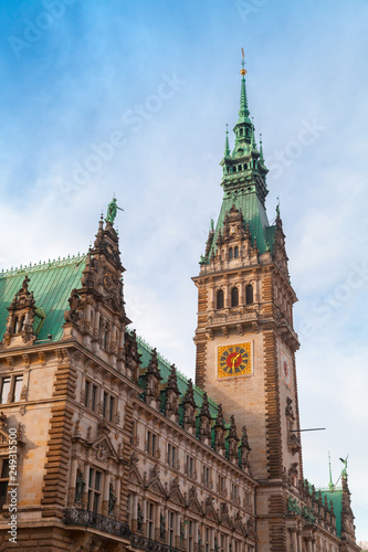 Hamburg City Hall exterior