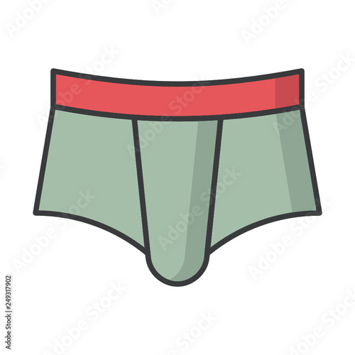 Underpants two-colored icon